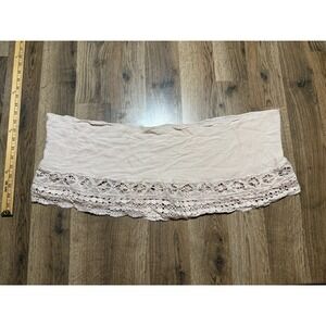 Simply Noelle Scarf Wrap Pink Floral Lace